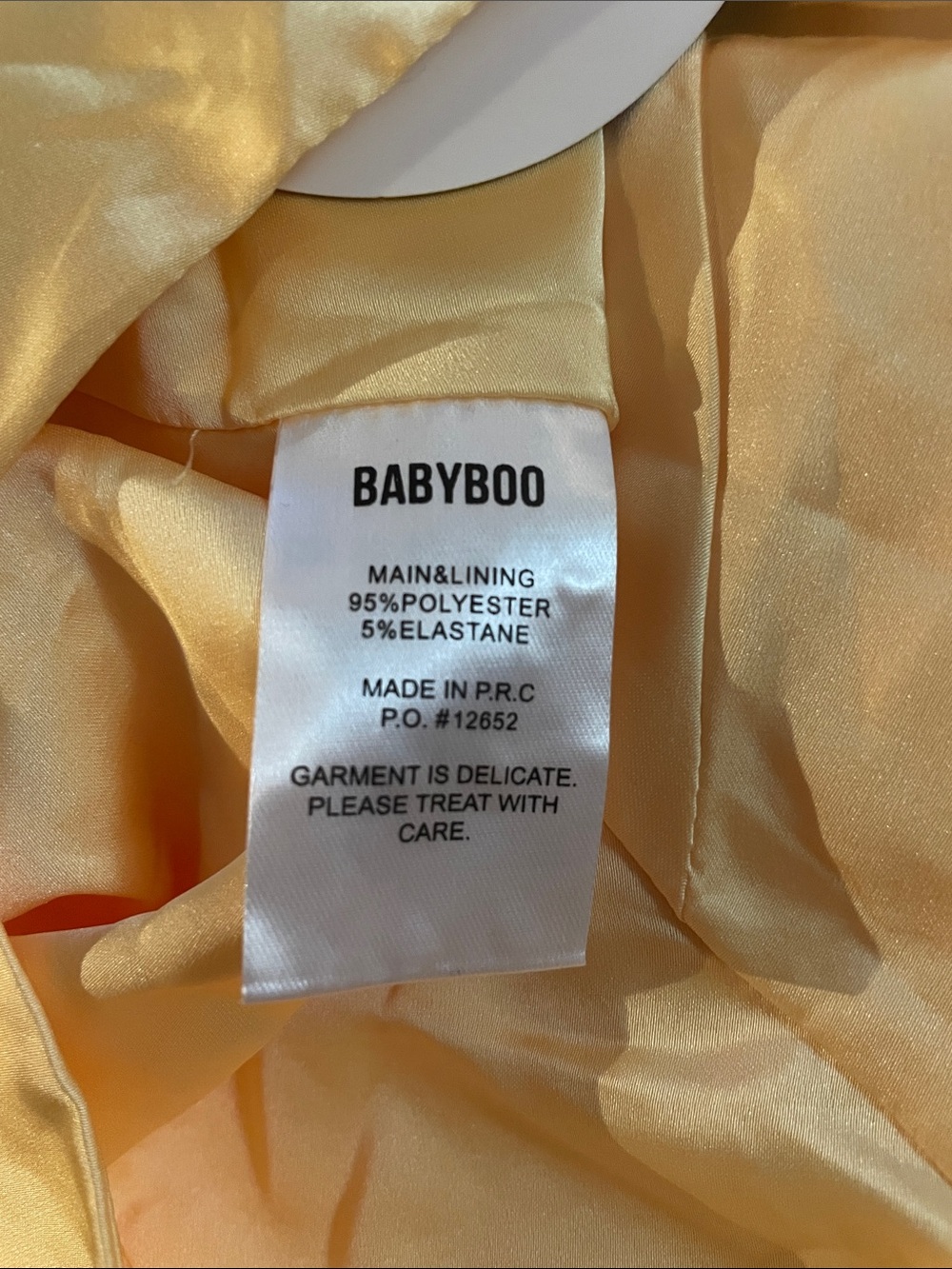 New BabyBoo Women MISHA MAXI DRESS LEMON Size Small - Picture 7 of 8